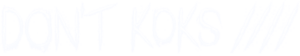 dont koks logo transparent